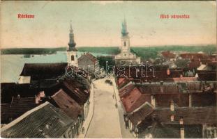 Ráckeve, Alsó városrész, templomok. Kiadja Pilliser könyvnyomdája