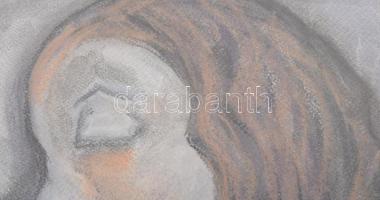 Schönberger jelzéssel: Békegalamb. Vegyes technika, papír. 39,5x30 cm. Plexiüvegezett fakeretben