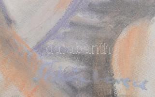 Schönberger jelzéssel: Békegalamb. Vegyes technika, papír. 39,5x30 cm. Plexiüvegezett fakeretben