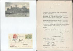 Voloncs Gábor: Az AUT. lyukasztás + feljegyzések, vázlatok, fotók Voloncs Gábor hagyatékából