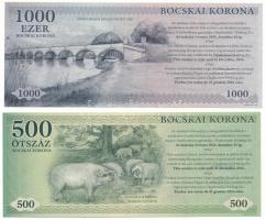 2012. Hajdúnánás 500K "Bocskai Korona - Kerecsensólyom" "007017" sorszámmal + 10...