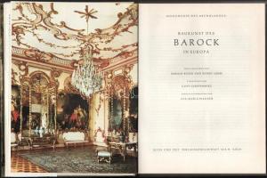 Baukunst des Barock in Europa. Monumente des Abendlandes. Köln, 1981, Buch und Zeit. Gazdag fekete-f...