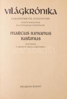 Marcus Iunianus Iustinus: Világkrónika. Helikon Kiadó, 1992. Kiadói egészvászon-kötés, papír védőbor...