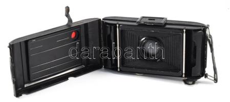 cca 1930 Balda Juwella harmonikás fényképezőgép, Anastigmat 1:4,5 F= 10,5 cm objektívvel, eredeti bő...