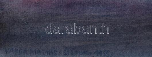 Varga Mátyás (1910-2002): Siófok (Balatoni kikötő), 1955. Akvarell, papír, jelzett, paszpartuban, 30...