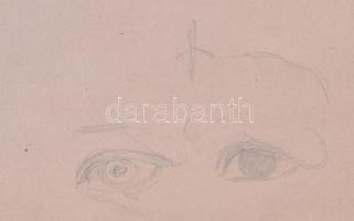 Varga Mátyás (1910-2002): A lánya, Varga Katalin arcképe. Pasztell, papír, jelzett, 51×36,5 cm