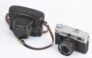 GOMZ Sokol 2 kamera Industar 70 1:2,8 -as objektívvel, eredeti bőr tokjában.