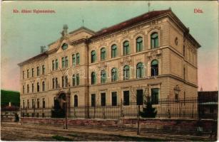 Dés, Dej; M. kir. állami főgimnázium. Gálócsi Samu kiadása / grammar school (EK)