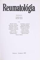 Reumatológia. Szerk. Gömör Béla, Bálint Géza. Bp., 1989, Medicina. Kiadói kartonált papírkötés, néhá...