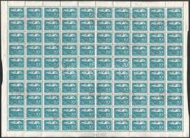 1959 Nemzetközi geofizikai év 20f hajtott ív két jelölt ívhelyen lemezhibával (elvált fogak / parted perf.)