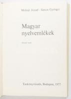 Molnár József-Simon Györgyi: Magyar nyelvemlékek. Bp., 1977. Tankönyvkiadó. Kiadói egészvászon-kötés...