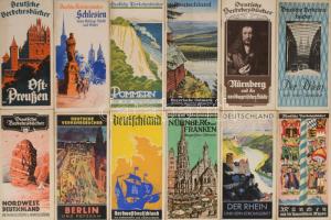 cca 1930-1940 14 db német utazási prospektus