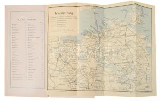 cca 1930-1940 14 db német utazási prospektus