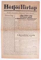 1956 Vegyes '56-os nyomtatvány tétel, újságok, röplapok, pl. Népakarat, Népszabadság, Szabad Né...