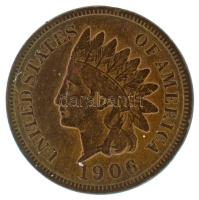 Amerikai Egyesült Államok 1906. 1c bronz "Indian Fej" T:VF
United States of America 1906....