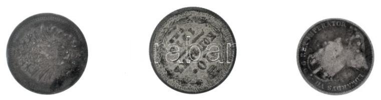 Vegyes: Kanada 1906. 5c Ag "VII. Eduárd" + Német Birodalom 1875F 20pf Ag + 1913. 10k Ag T:...