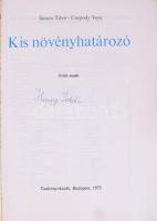 Simon Tibor - Csapody Vera: Kis növényhatározó. Bp., 1973, Tankönyvkiadó. Kiadói papírkötés, tulajdo...