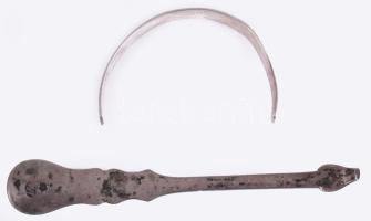 Törtezüst, jelzett, 22,3g