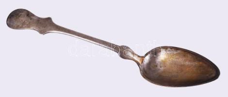 Antik ezüst (Ag) kanál, jelzett, nettó 66g