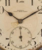 Alpina Union zsebóra, nem működik, sérült számlappal, d: 5,5 cm