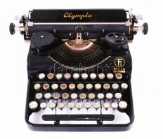 cca 1935-1939 Olympia Filia írógép, jó állapotban,, 28x34 cm