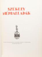 Székely népballadák. A balladákat összeválogatta és magyarázta Ortutay Gyula, fametszetekkel díszítette Buday György. 1979, Magyar Helikon. Kiadói egészvászon-kötés.