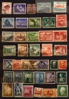 Deutsches Reich államok, zónák és 1945 előtti kiadások 6 db A4-es + 3 db közepes berakóban, kicsit r...