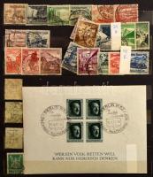 Deutsches Reich államok, zónák és 1945 előtti kiadások 6 db A4-es + 3 db közepes berakóban, kicsit r...