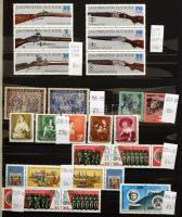 NDK tétel: gyűjteményrészek, sorok, blokkok, bélyegzett anyag, kevés egyéb, német és egyéb ország 9 ...