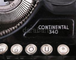 1920-1945 Wanderer Werke "Continental 340" írógép, magyar billentyűzettel, tokja nélkül, 2...