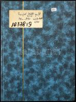 Szovjetunió blokk és kisív tétel A4-es berakóban, kb 80 db