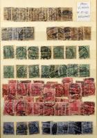 Deutsches Reich több példányos anyag és kevés egyéb német bélyeg 12 lapos A4 berakóban (dohos)