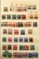 Deutsches Reich több példányos anyag és kevés egyéb német bélyeg 12 lapos A4 berakóban (dohos)