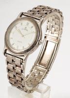 Le Monde ezüst (Ag) karóra, quartz, jelzett, működik, bruttó 60g