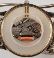 Le Monde ezüst (Ag) karóra, quartz, jelzett, működik, bruttó 60g