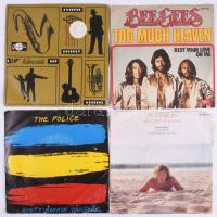 40 darab kisalakos bakelit, közte jó darabokkal, Art Garfunkel, Reo Speedwagon, Kylie and Jason, Mic...