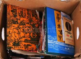 Óriási magyar étlap gyűjtemény az 1960-as évek végéről, 1970-es évek elejéről. Közel 200 db, mind különböző, nagyrészt budapesti, de közötte Balaton, Dunakanyar, vidéki városok, számos azóta már megszűnt, de közötte sok ma is létező hellyel. Jó állapotban. Érdekes vendéglátástörténeti emlék.