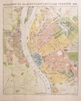 1983 Homolka József: Budapest térképe házszámok megjelölésével és az utczák és terek betűrendes jegy...