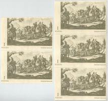 2007. Ónod I Poltura (5x) sorszámkövetők "002534 - 002538" mindegyik "Lorántffy Zsuzs...