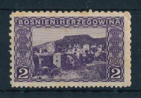 1906 2H bélyeg 9:9:12:9 vegyes fogazással