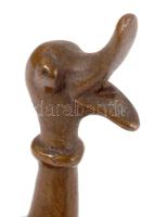 Bronz liba asztaldísz, m: 5 cm