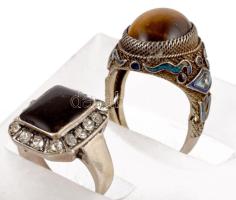 Vegyes ezüst (Ag) tétel, zömmel sérültek, bruttó53,4g