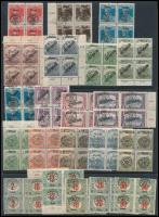 Nagyvárad 1919 22 db négyestömb Bodor vizsgálójellel