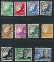 Deutsches Reich 1934 Légiposta sor Mi 529-539 (Mi EUR 95.-)