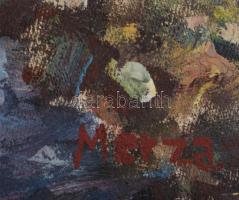 Merza jelzéssel: Patak. Olaj, vászon. Fakeretben, 27×20 cm