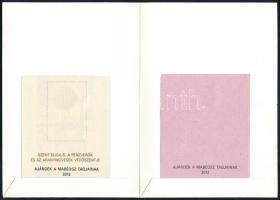 2012 Szent István dénárja emlékív, hátoldalán "AJÁNDÉK A MABÉOSZ TAGJAINAK 2012" felülnyomattal, tokkal