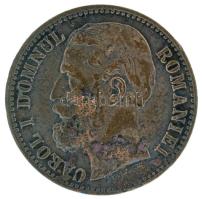 Románia 1880. 2b Cu "I. Károly" T:VF patina Romania 1880. 2 Bani Cu "Carol I" C:VF patina Krause KM#11