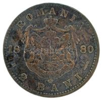 Románia 1880. 2b Cu "I. Károly" T:VF patina
Romania 1880. 2 Bani Cu "Carol I" C...