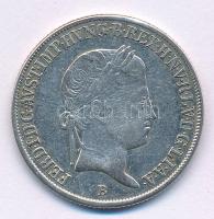 1840B 20kr Ag "V. Ferdinánd" T:XF, kis patina Huszár:2081.,Unger III.: 1419