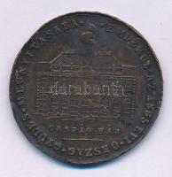 1865. "Az 1865. évi Országgyűlés megnyitása" bronz emlékérem "ÉLJEN A HAZA - ES LEBE DAS VATERLAND / EMLÉKÜL AZ 1865. ÉVI ORSZÁG GYÜLÉS MEGNYITÁSÁRA PESTEN - ORSZÁG HÁZ" (38mm) T:XF,VF ph., patina Hungary 1865. "Opening of the 1865 Parliament" bronze commemorative medal (38mm) C:XF,VF edge error, patina